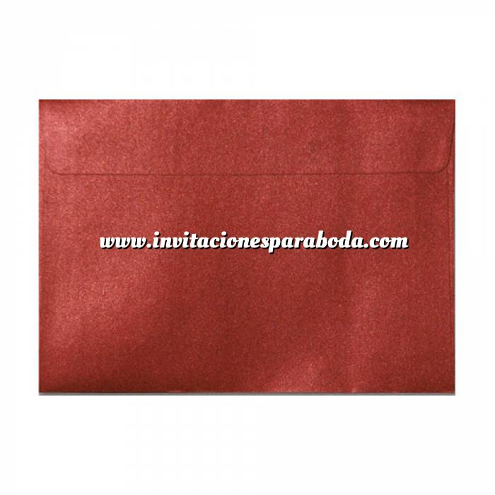 Imagen Sobres C5 16x22 Sobre Perlado Rojo c5 (Rojo Cardenal) 